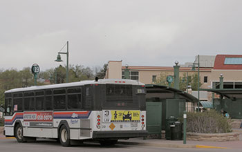 LSC Transit Center with Bus