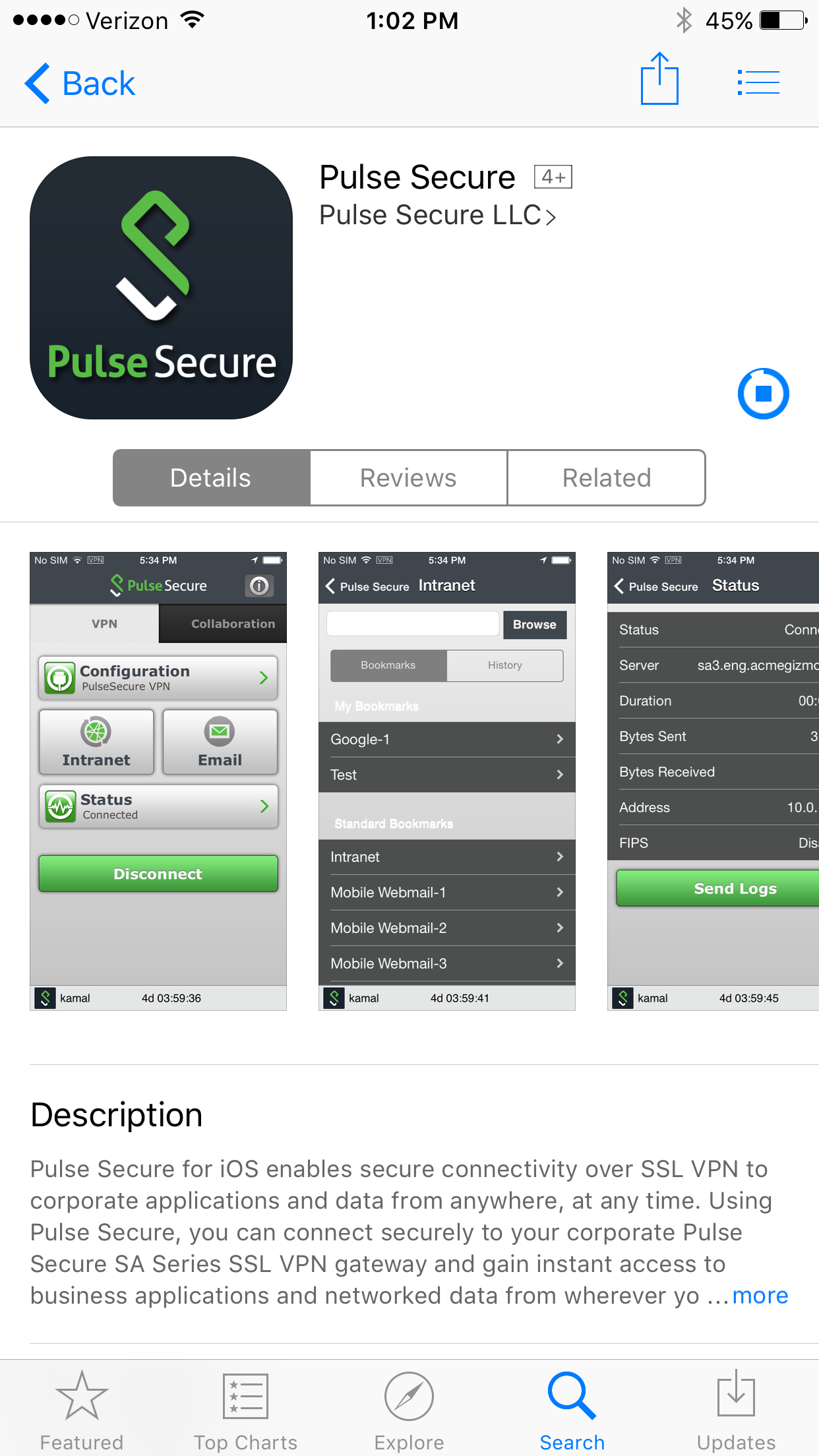 pulse secure icon